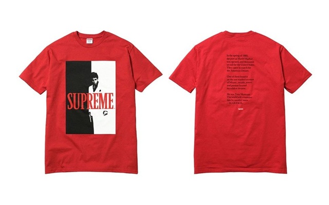 Supreme 2017 ﶬ Scarface עϵʽ