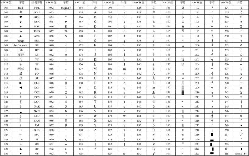 ascii码怎么看懂(ASCII 码辨析技巧，深入理解字符编码)