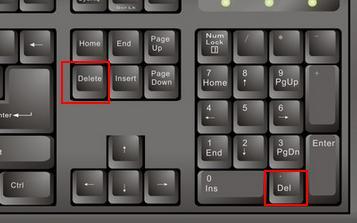 笔记本电脑del键在哪(笔记本del键的位置：键盘右上角区域)
