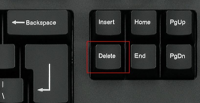 键盘上的delete键是哪个键(Delete键，键盘上删除文本的按键)