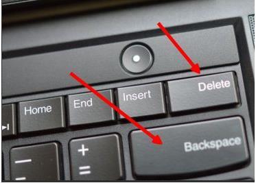 笔记本delete键怎么按