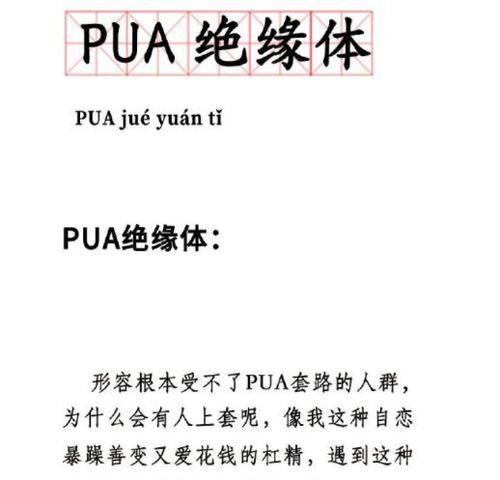 pua什么意思(pua最简单的解释)