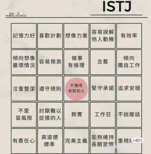 istj型人格(istj女生有什么特点)