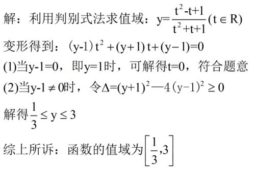 求值域的五种方法及例题(求值域的五种妙法,详解揭秘范围之谜)