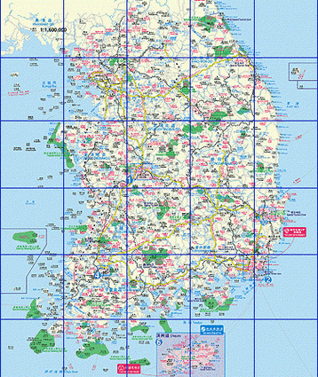 韩国地图高清中文版(韩国地图高清中文版,详细说明韩国全境)