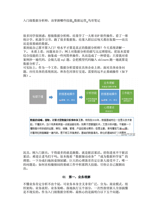 数据分析师需要哪些技能(数据分析师必备技能：全面技能概览)