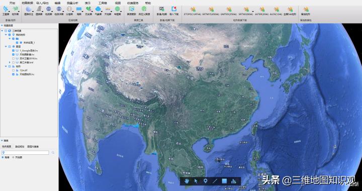 谷歌3d卫星地图(国内可用版谷歌地球3D)