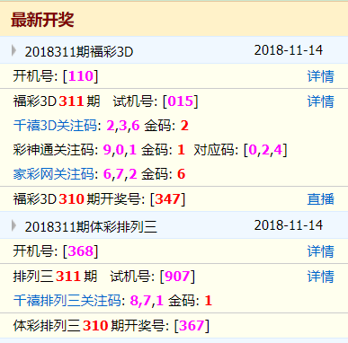 家彩网3d试机号金码家彩网