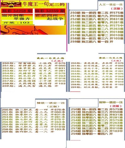 鬼六一句定三码精准牛彩网(鬼六一句定三码,精准预测)