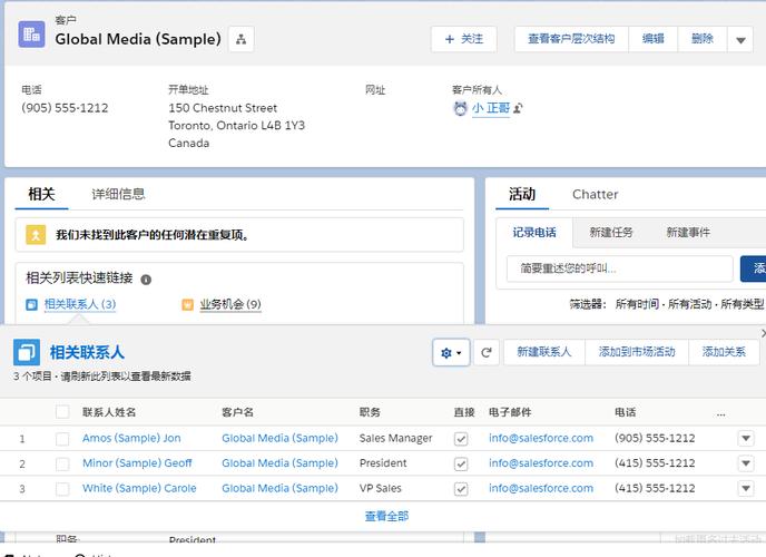 salesforcecrm系统(salesforce crm功能模块)