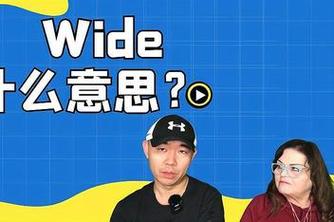 wideiy是什么意思(英语单词wide是什么意思)