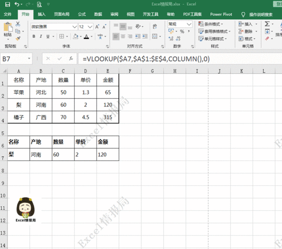 column函数怎么用(excel columns函数)