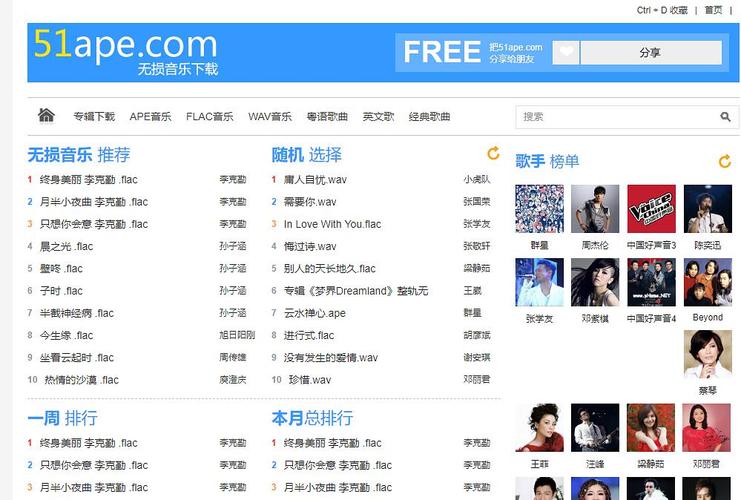 免费音乐网站(免费音乐网站 全免费)