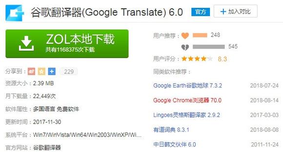 googletranslate翻译(Google文字转语音)