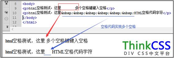 html怎么空格代码(html空格代码怎么写快捷)