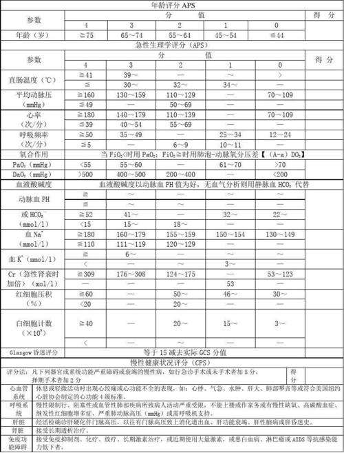 apache评分包括哪几部分(apache评分属于)