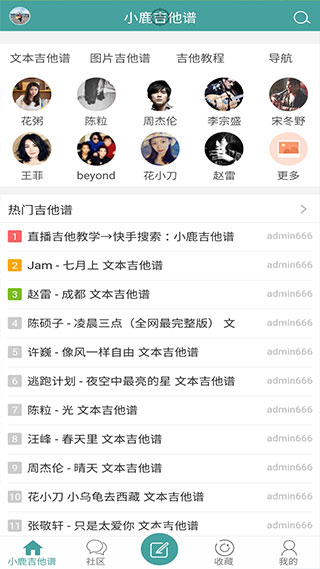 小鹿吉他谱app